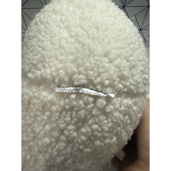 Merry Moments Aldi Snowman Sherpa Plush Figure Pillow Christmas 11” 2023 Cut Tag - Picture 6 of 7